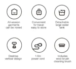 Original XIAOMI MIJIA Handheld Garment Steamer Iron Steam Cleaner for Cloth Home Electric Hanging Mite Removal Steamer Garment 2 - Image 12