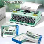 820PCS Retro Typewriter Printer Building Blocks Classic Creative Ideas Simulation Assembly Bricks Toys DIY Gifts Set