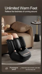 Jinkairui Electric Calf Foot Massage Machine Shiatsu Embrace Air Compression Rolling Kneading Leg Beauty Massager - Image 23