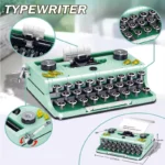 820PCS Retro Typewriter Printer Building Blocks Classic Creative Ideas Simulation Assembly Bricks Toys DIY Gifts Set - Image 5