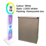 iPad Photo Booth Selfie Machine Shell Adjustable Stand Photobooth Customized LOGO With LED Ring Light For Wedding Partys Events - Image 7