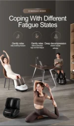 Jinkairui Electric Calf Foot Massage Machine Shiatsu Embrace Air Compression Rolling Kneading Leg Beauty Massager - Image 15