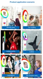 iPad Photo Booth Selfie Machine Shell Adjustable Stand Photobooth Customized LOGO With LED Ring Light For Wedding Partys Events - Image 25