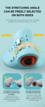 Pulse Cervical Spine Stretch Neck Shoulder Relief Cervical Muscle Relax Traction Device Shoulder Massage Pillow Spine Correction - Image 15