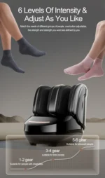 Jinkairui Electric Calf Foot Massage Machine Shiatsu Embrace Air Compression Rolling Kneading Leg Beauty Massager - Image 16