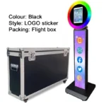 iPad Photo Booth Selfie Machine Shell Adjustable Stand Photobooth Customized LOGO With LED Ring Light For Wedding Partys Events - Image 10