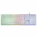 Keyboard and Mouse Mars Gaming MCPXWES White Spanish Qwerty QWERTY LED RGB - Image 2