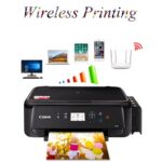 Wifi Wireless Photo Printer Printing-Scaning-Copy-Duplex Printing Upgraded Portable Color Photo Printer Home Printer TS-6120