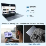 C-S156 15.6"Laptop Computer Windows 11 Quad-Core Celeron N5095 Processors Laptops IPS Display 5000mAh Battery 8GB DDR4 256GB SSD - Image 4