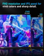 FYHXele 24Inch 180Hz Gaming Monitor 1K FHD Computer Display 1ms Response Time Eye Care Screen LCD Support HDR G-Sync VESA - Image 4