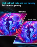 FYHXele 24Inch 180Hz Gaming Monitor 1K FHD Computer Display 1ms Response Time Eye Care Screen LCD Support HDR G-Sync VESA - Image 5