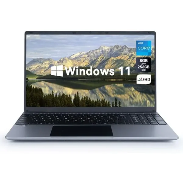 C-S156 15.6"Laptop Computer Windows 11 Quad-Core Celeron N5095 Processors Laptops IPS Display 5000mAh Battery 8GB DDR4 256GB SSD