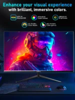 FYHXele 24Inch 180Hz Gaming Monitor 1K FHD Computer Display 1ms Response Time Eye Care Screen LCD Support HDR G-Sync VESA - Image 3