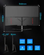 FYHXele 24Inch 180Hz Gaming Monitor 1K FHD Computer Display 1ms Response Time Eye Care Screen LCD Support HDR G-Sync VESA - Image 6