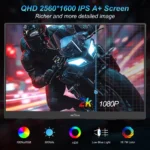 for InnoView 2K 180HZ Portable Monitor, 18'' OD Gameplus 2560x1600 QHD 100% sRGB Portable Gaming Monitor Cell Phone PC Loptop Ex - Image 3