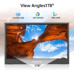 14.1 inch Portable Monitor 10-Point Touchscreen 100%sRGB 1200P IPS Second External Screen for Laptop Phone Mac Xbox Switch PS4/5 - Image 2