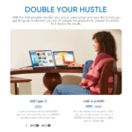 New ARZOPA 14.0'' 1080P FHD IPS Portable Monitor with USB C HDMI External Second Screen for Mac,Laptop,PC,Switch,PS,Xbox - Image 2