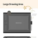 GAOMON M10K Graphic Tablet for Drawing/Art Digital/Architecture/Engineering Student with 8192 Levels Passive Stylus - Image 5