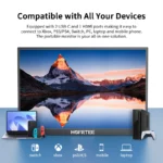 14.1 inch Portable Monitor 10-Point Touchscreen 100%sRGB 1200P IPS Second External Screen for Laptop Phone Mac Xbox Switch PS4/5 - Image 6