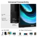 16" Portable Monitor, 1920x1200P 16:10 USB C HDMI Travel Monitor for Laptop, External Second Computer Monitor with HDR Freesync - Image 3