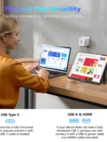 Christmas Gifts 16" 1200P 120Hz Portable Monitor, 16:10 100% sRGB Portable Gaming Monitor with Built-in Stand,HDR and Freensync, - Image 6