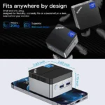 US.EU GMKtec KB5 Mini PC Intel Celeron N5105 Windows 11 Pro 4K Mini PC DDR4 8GB RAM 128GB ROM WiFi5 BT4.2 Desktop Computer Work - Image 5