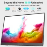 16" Portable Monitor, 1920x1200P 16:10 USB C HDMI Travel Monitor for Laptop, External Second Computer Monitor with HDR Freesync - Image 6