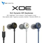 HiBy Digital XOE 8mm DLC Diaphragm Dynamic Driver HiFi In-Ear IEM Earbuds Earphones for Android MP3 Game