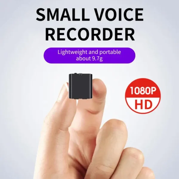 Powerful UltraThin Mini Sound Recorder Gadget Professional Safety Encryption Discreet Listening Device Portable Mp3 Player Espia