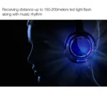 UHF RF Silent Disco Headphones Wireless DJ Headset 5 Pcs and 1 Transmitter 500m Distance - Image 4