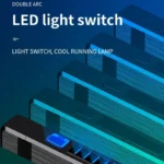 2025 Dual ARC Windproof Arc Rechargeable Type-C Portable Electric Flameless Sensor Lighter gadgets for men smoking accessories - Image 2