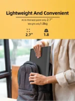 ZSUS 15.6-Inch Portable Monitor Touchscreen 1920*1080 HDR Low Blue Light For XBox PS4/ 5 Switch Loptop Cell Phone PC Extension - Image 2