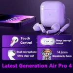 2025 New Air Pro True Wireless Bluetooth Earphones Headphones HiFi Sound Low Latency Noise Reduction Earbuds for IPhone Android - Image 5