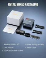 US.EU GMKtec K6 R7 7840HS Mini PC DDR5 5600MHz PCIe4.0 NVMe SSD 2.5G LAN USB4 WiFi6 BT5.2 Tri-Display Desktop Gaming Office Comp - Image 6