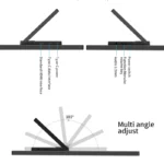 HGFRTEE 18.5inch 100Hz Portable Monitor With VESA Hole Stand PC Gaming Extended Display ADS-IPS Large screen Support Type-C HDMI - Image 5