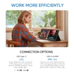 ARZOPA 1080P Portable Monitor 15.6 inch Monitors for Laptop MAC Switch Xbox Phone ps4 PC USB C HDMI-Compatible Computer Display - Image 5