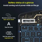 360 Swivel Magic Keyboard Clear Case for iPad Air6 11inch 2024 with Smart Trackpad for iPad Pro 6th Generation Gen Rotating Case - Image 3