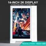DIY Secondary Screen For Lianli O11 Dynamic Mini 14-inch LCD Front Replacement O11D HD 2K Monitor Gamers Refit 1920*1080 PC MOD - Image 4