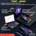 360 Swivel Magic Keyboard Clear Case for iPad Air6 11inch 2024 with Smart Trackpad for iPad Pro 6th Generation Gen Rotating Case - Image 2