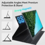 16" Portable Monitor, 1920x1200P 16:10 USB C HDMI Travel Monitor for Laptop, External Second Computer Monitor with HDR Freesync - Image 2