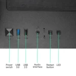 YEAH MAGIC Gaming Desktop AMD Ryzen 5 5600GT 3.9GHz 16GB(8G*2) DDR4 3200 1T NVME SSD ARGB 7 Fans Win 11 Home Gamer Desktop Compu - Image 4