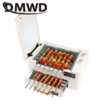 Electric Oven Smokeless Automatic Rotating Lamb Skewer Barbecue Grill Kebab BBQ Machine Roaster Hot Pot Stove Griddle Frying Pan