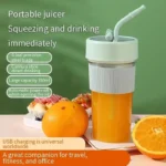 New Electric Fresh Juicer Powerful Crushed Ice Wireless Mini Portable Blender Bottle Juice Extractors Smoothie Mixer Cup - Image 5
