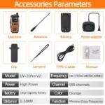 BaoFeng UV-21 Pro V2 Wireless Copy Frequency Type-C Walkie Talkie High Power Long Range Upgrade UV-5R Ham Radio - Image 6