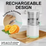 Wireless Juicer Automatic Orange Lemon Juicer USB Charge Juice Separator Portable Fruit Extractor Squeezer Pressure Juicers - Image 5