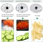 TopStrong 11-in-1 3.2L Bowl 1100W 3 Speeds with Chopping Blending Kneading Grinding Whisking Juicing Food Processor blender - Image 3