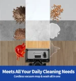 Redkey W13 Wireless Wet Dry Vacuum Cleaner Multi-Surface Smart Cordless Mop Floor Washer Handheld Household Self-Cleaning - Image 2