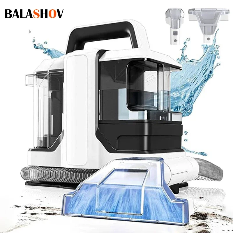 kf-S80cec76393104f18ab40231c577c7a7eK Portable Pet Carpet Cleaner, Powerful Vacuum Cleaner For Carpet, Rug, Couch, Car Seats, Furniture Deep Spot Cleaning Machine - Image 1