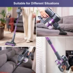 Free-Standing Vacuum Cleaner 25KPa, Lubluelu 202 Powerful Lightweight Cordless 6 In 1 Stick Vacuum Cleaner For Carpet Floor Pet - Image 3