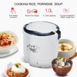 Electric Mini Rice Cooker Portable MultiCooker Household Rice Cookers 12V 24V 220V Pot Cooking Machine Pans For Car Truck Home - Image 2